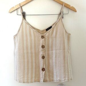 Cotton On Linen Button Down Camisole